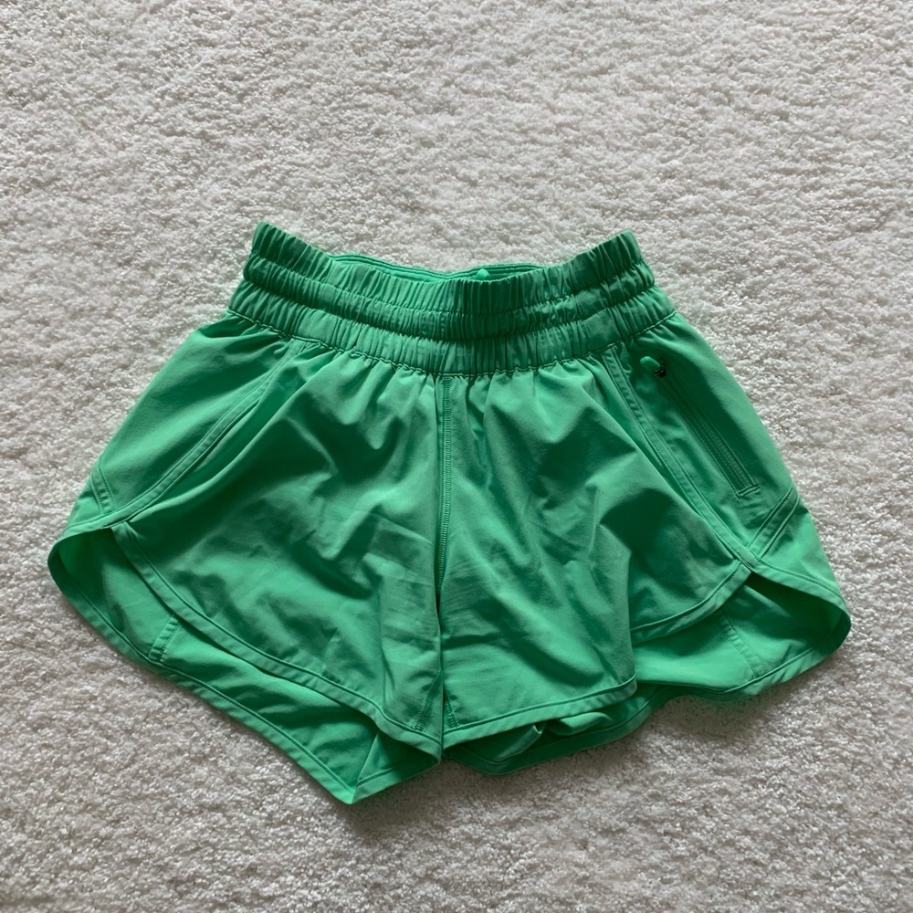 Green Lululemon Shorts
